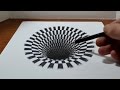 Drawing a Hole - Anamorphic Illusion
